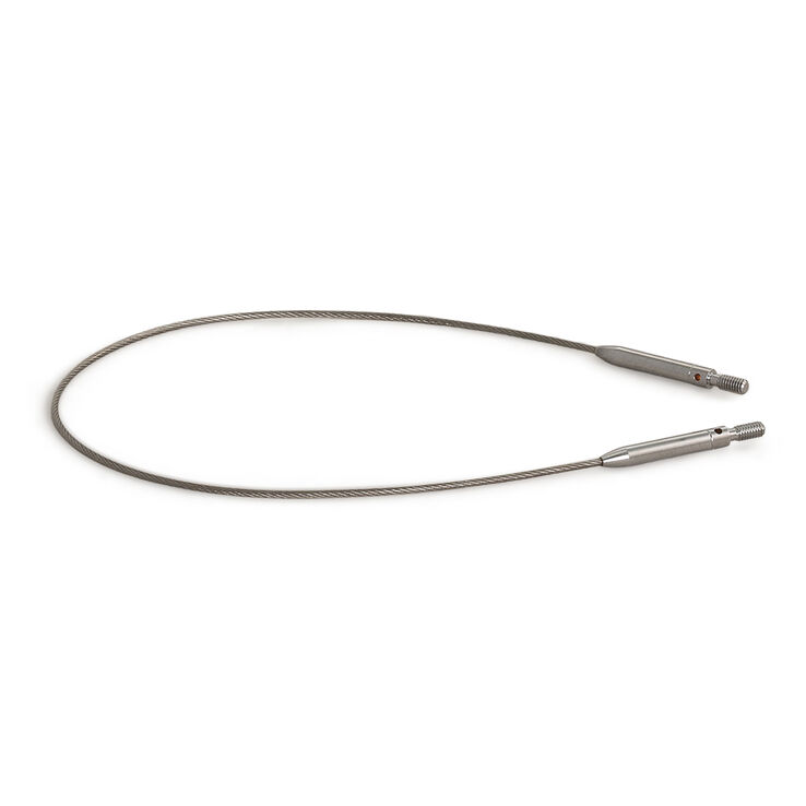 Lana Grossa Interchangeable cable Vario stainless steel fine 40cm swivel