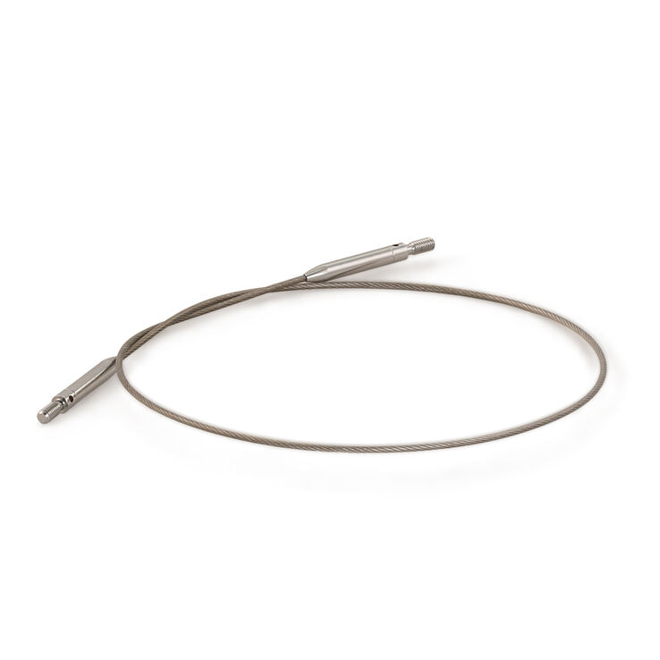 Lana Grossa Interchangeable cable Vario stainless steel fine 50cm swivel