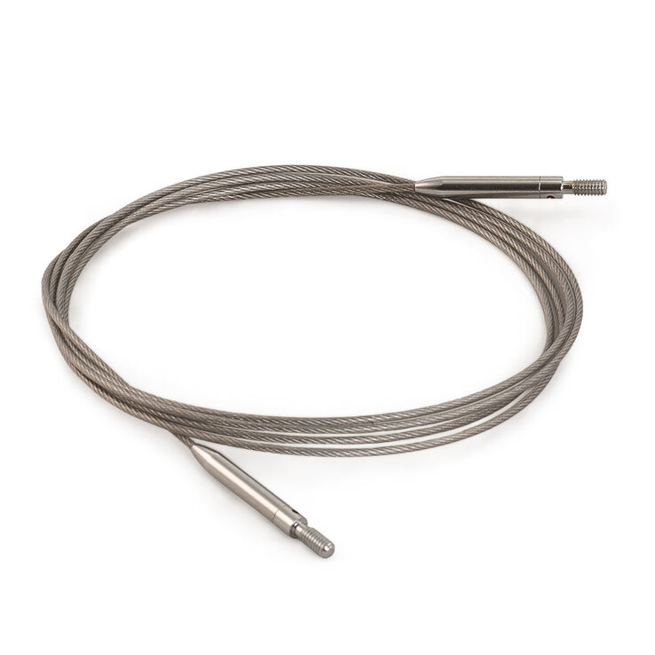 Lana Grossa Interchangeable cable Vario stainless steel fein 120cm swivel