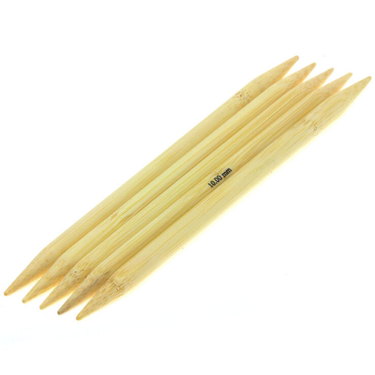 Lana Grossa Double pointed needles bamboo 10mm/20cm