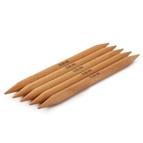 Lana Grossa Double pointed needles beech (Tanja Steinbach Edition) 10,0mm/20cm