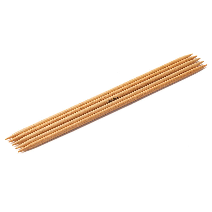 Lana Grossa Double pointed needles beech (Tanja Steinbach Edition) 4mm/20cm
