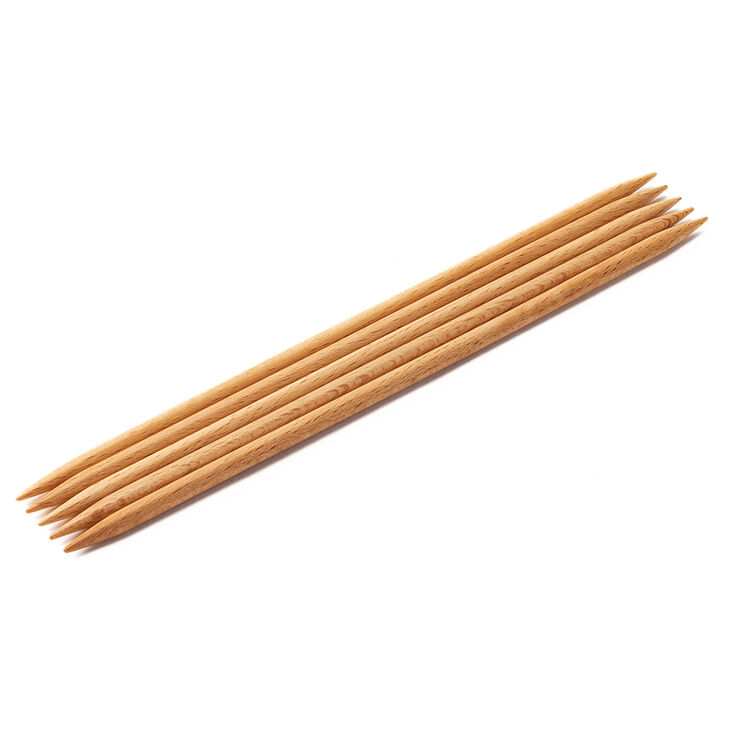 Lana Grossa Double pointed needles beech (Tanja Steinbach Edition) 5mm/20cm