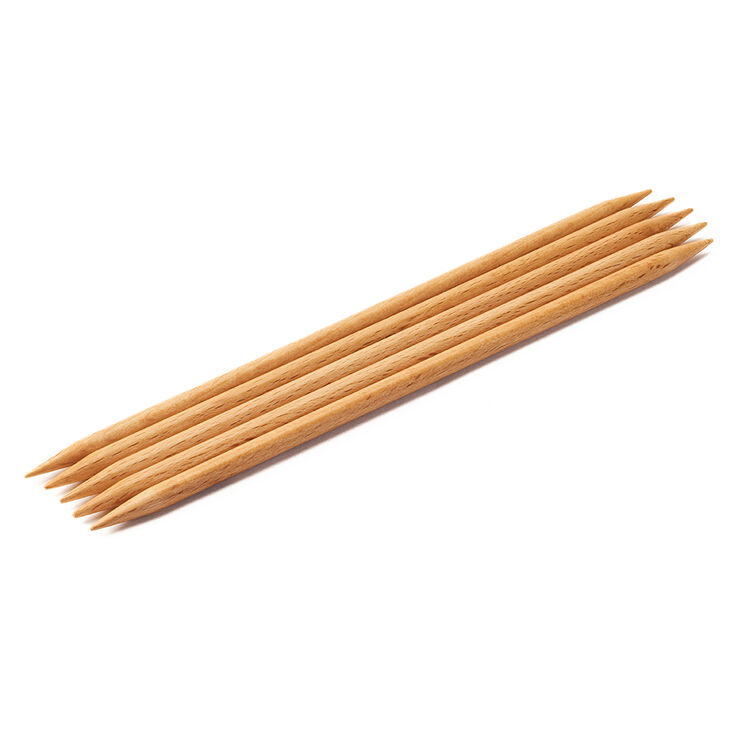 Lana Grossa Double pointed needles beech (Tanja Steinbach Edition) 6mm/20cm