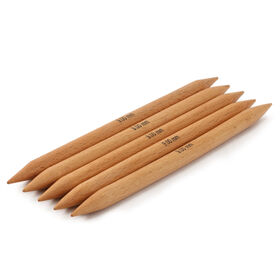 Lana Grossa Double pointed needles beech (Tanja Steinbach Edition) 9,0mm/20cm