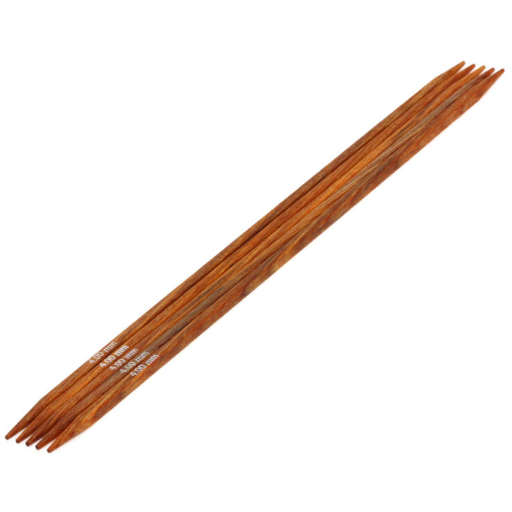 Lana Grossa Double pointed needles design-wood Quattro S, 4mm/20cm