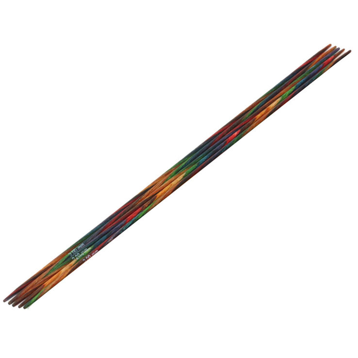Lana Grossa Double pointed needles design-wood multicolor 2mm/20cm