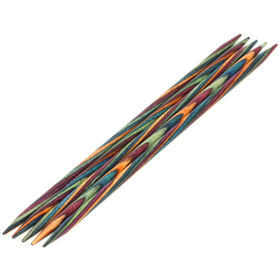 Lana Grossa Double pointed needles design-wood multicolor 3,5mm/15cm