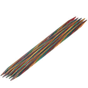 Lana Grossa Double pointed needles design-wood multicolor 8mm/20cm