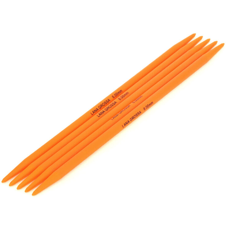 Lana Grossa Sock needles plastic 6mm/20cm