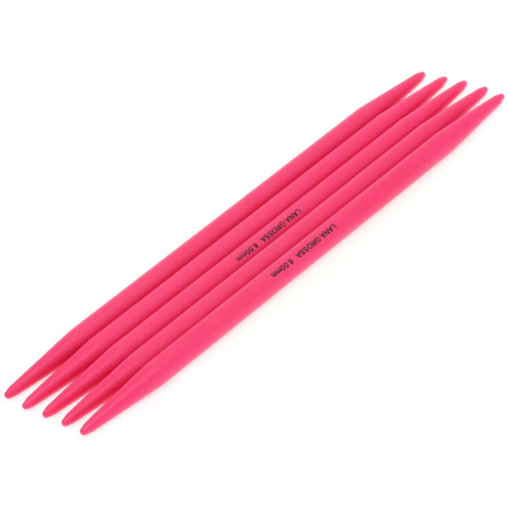 Lana Grossa Sock needles plastic 8mm/20cm