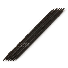Lana Grossa Double pointed needles Nera ebony 3,75mm/15cm