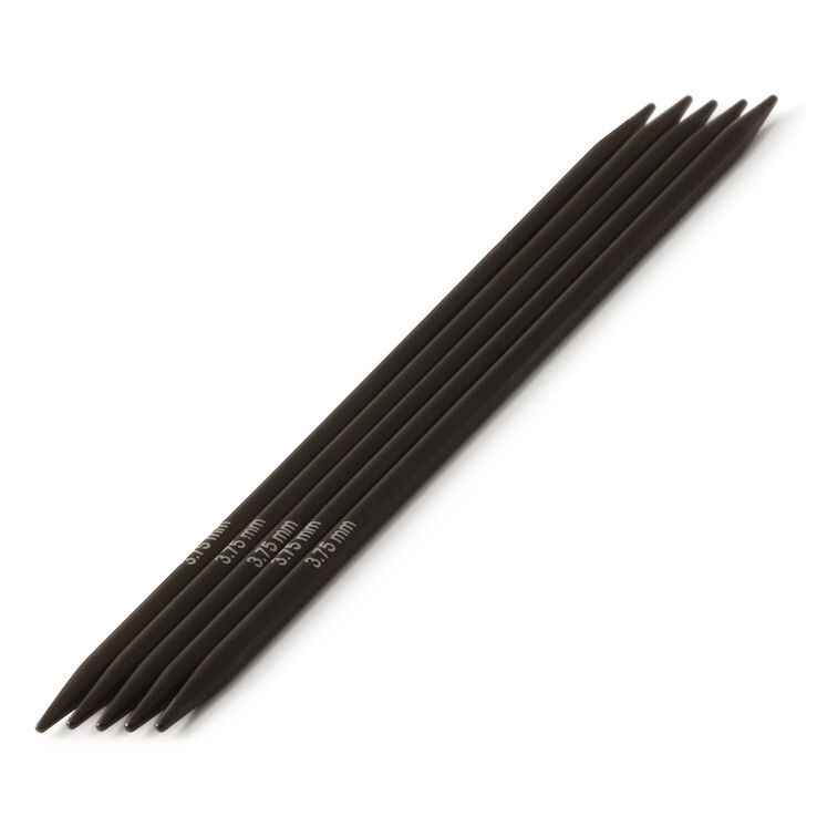 Lana Grossa Double pointed needles Nera ebony 3,75mm/15cm