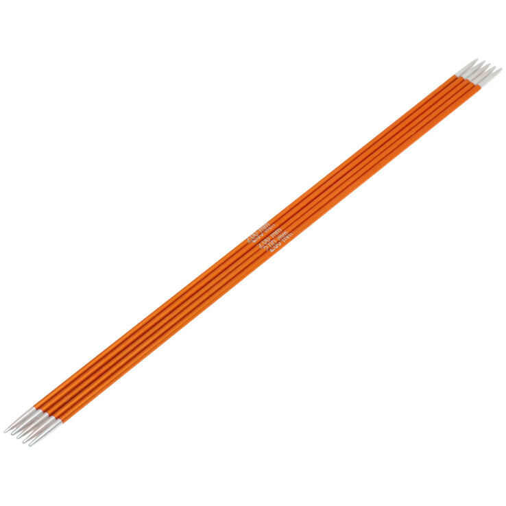 Lana Grossa Double pointed needles aluminum Rainbow 2mm/20cm
