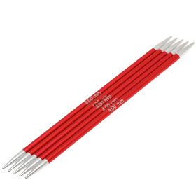 Lana Grossa Double pointed needles aluminum Rainbow 4mm/15cm