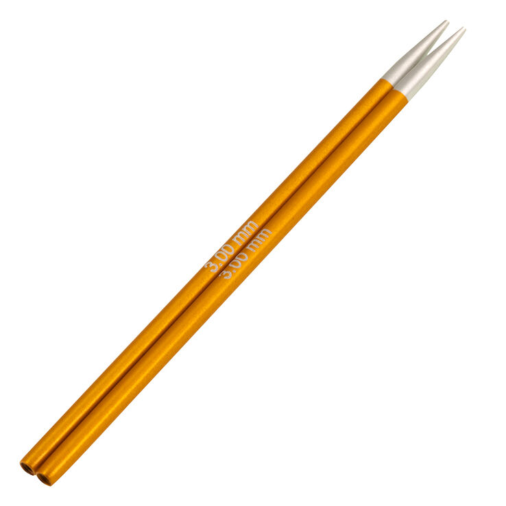 Lana Grossa Needle tips Vario aluminium rainbow 3mm short