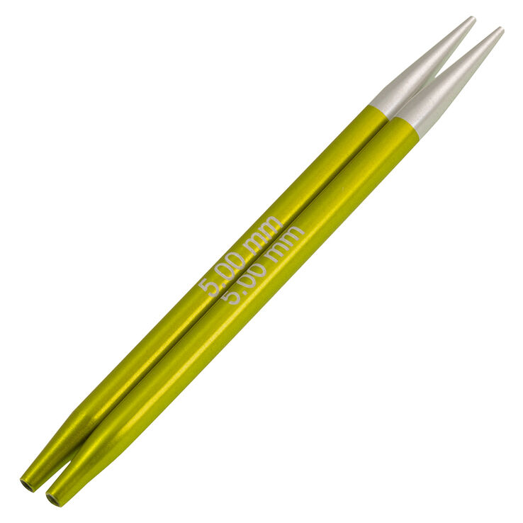 Lana Grossa Needle tips Vario aluminium rainbow 5mm short