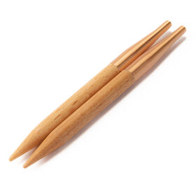 Lana Grossa Needle tips Vario beech (Tanja Steinbach Edition) 6mm short