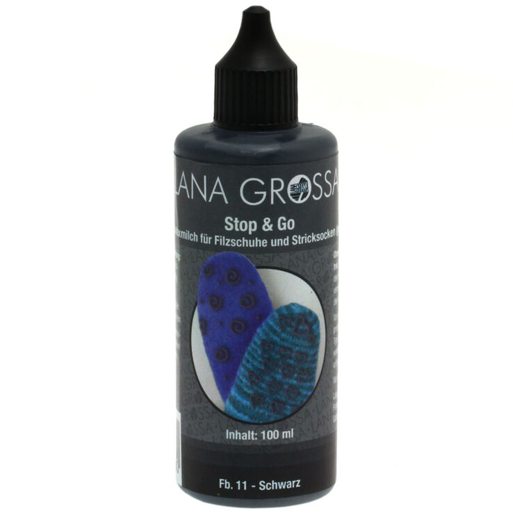 Lana Grossa Stop & Go latex milk | 11-black