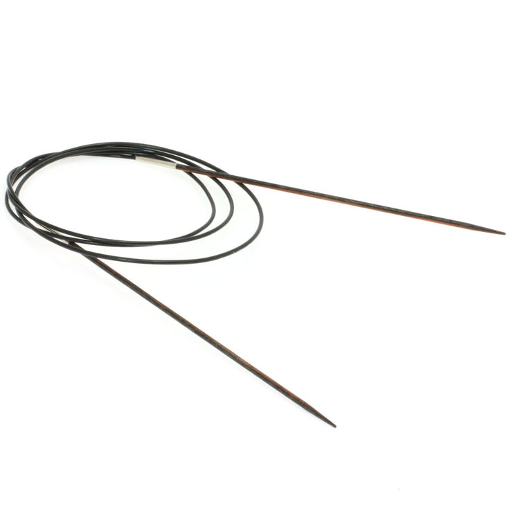 Lana Grossa Circular knitting needle design-wood multicolor 2mm/100cm