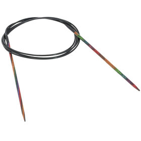 Lana Grossa Circular knitting needle design-wood multicolor 2,5mm/120cm