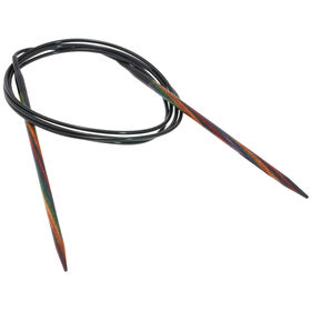 Lana Grossa Circular knitting needle design-wood multicolor 4mm/120cm