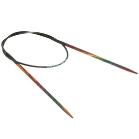 Lana Grossa Circular knitting needle design-wood multicolor 2,5mm/40cm