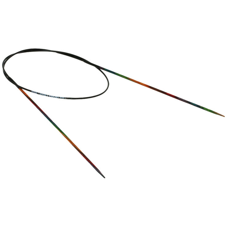 Lana Grossa Circular knitting needle design-wood multicolor 2mm/60cm