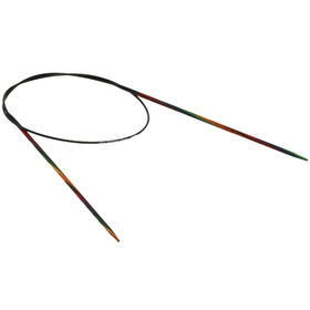 Lana Grossa Circular knitting needle design-wood multicolor 2,5mm/60cm