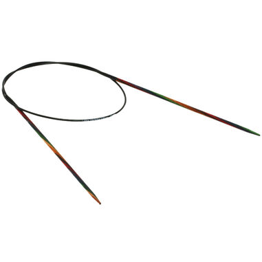 Lana Grossa Circular knitting needle design-wood multicolor 2,5mm/60cm