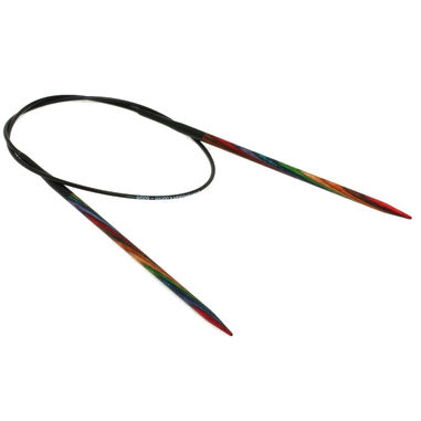 Lana Grossa Circular knitting needle design-wood multicolor 4mm/60cm