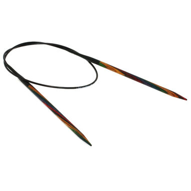 Lana Grossa Circular knitting needle design-wood multicolor 4,5mm/60cm