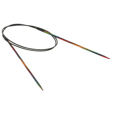 Lana Grossa Circular knitting needle design-wood multicolor 2,5mm/80cm