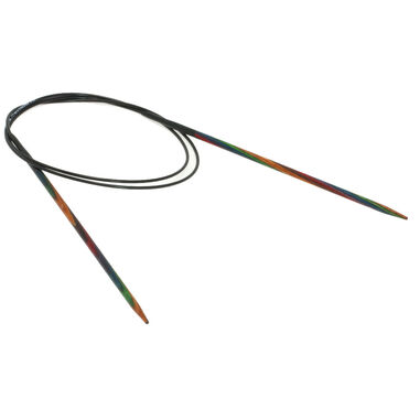 Lana Grossa Circular knitting needle design-wood multicolor 3mm/80cm