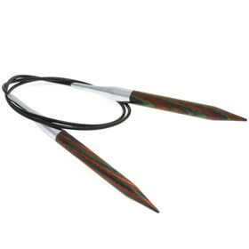 Lana Grossa Circular knitting needle design-wood color 9mm/80cm