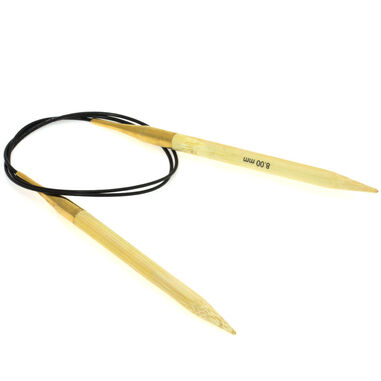 Lana Grossa Circular knitting needle bamboo 8mm/80cm