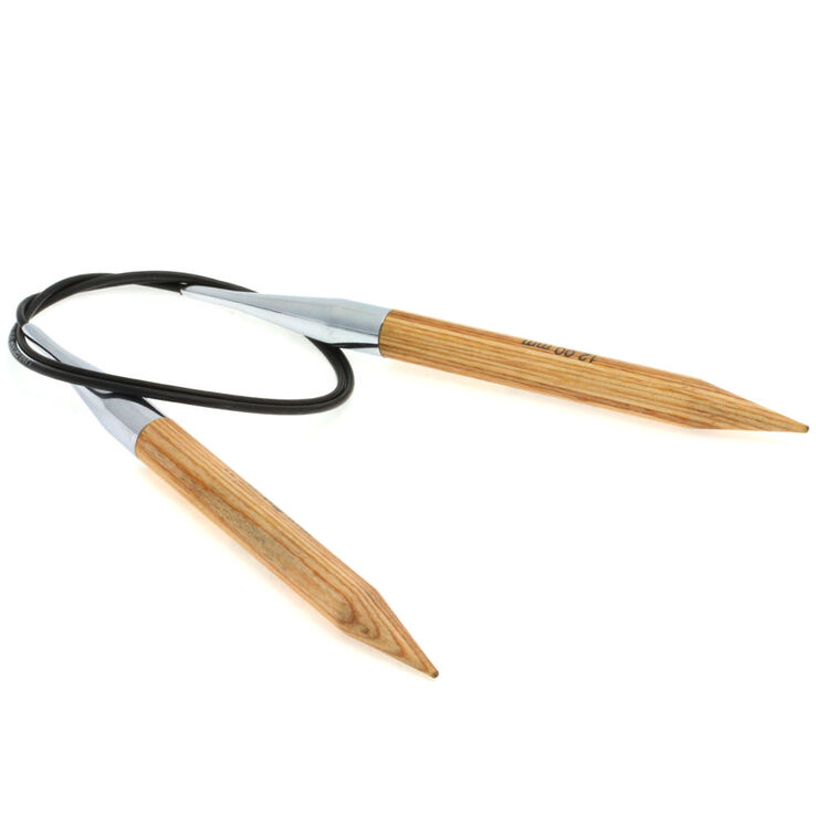Lana Grossa Circular knitting needle design-wood natural size12mm/80cm