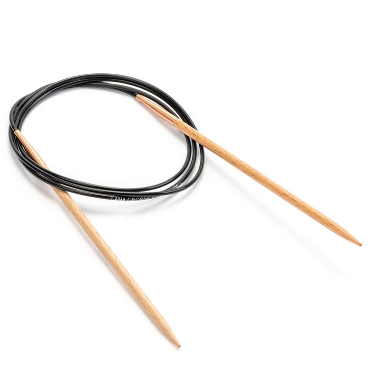 Lana Grossa Circular knitting needle beech 4mm/100cm