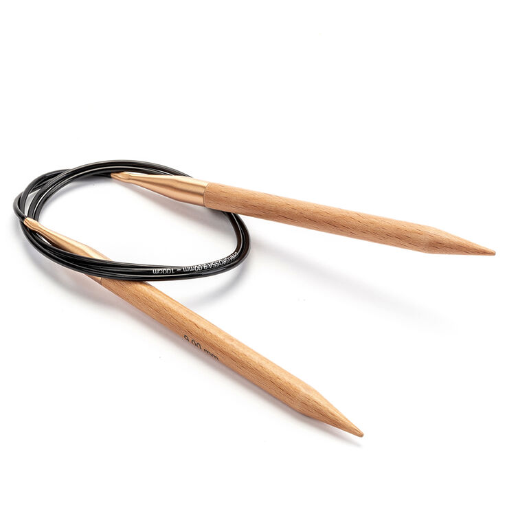 Lana Grossa Circular knitting needle beech 9mm/100cm