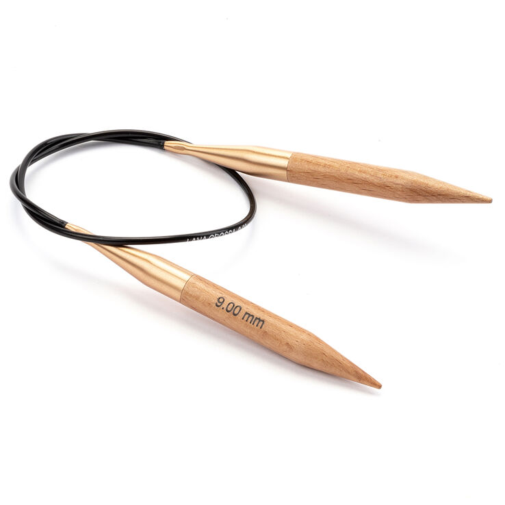 Lana Grossa Circular knitting needle beech 9mm/50cm