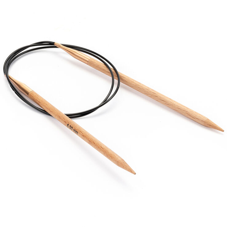 Lana Grossa Circular knitting needle beech 6mm/80cm