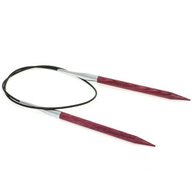 Lana Grossa Circular knitting needle design-wood Signal silver 6,5mm/60cm