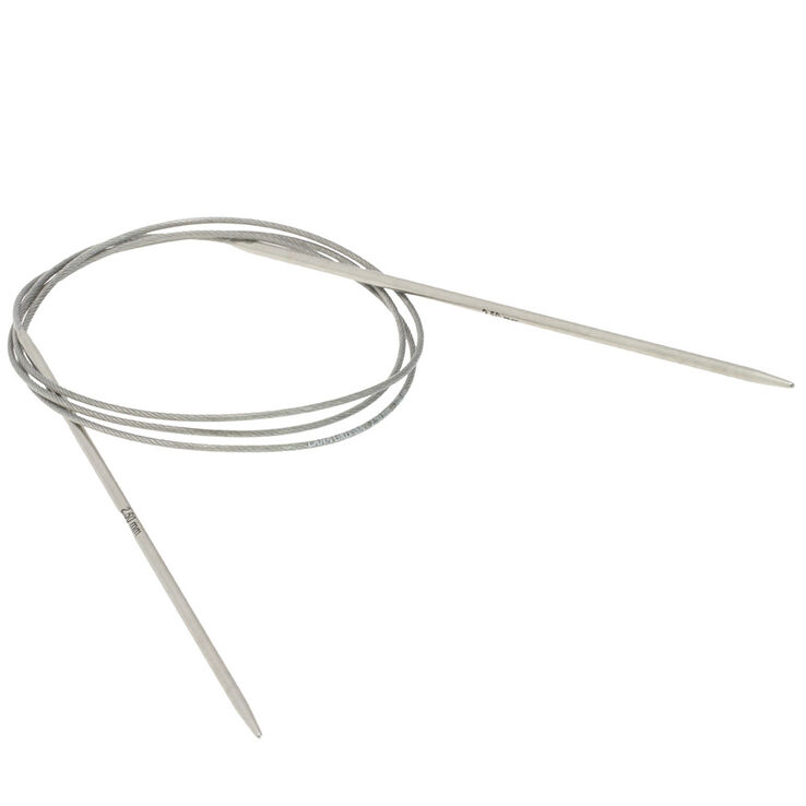 Lana Grossa Circular knitting needle stainless steel 2,5mm/100cm