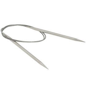 Lana Grossa Circular knitting needle stainless steel 5mm/100cm
