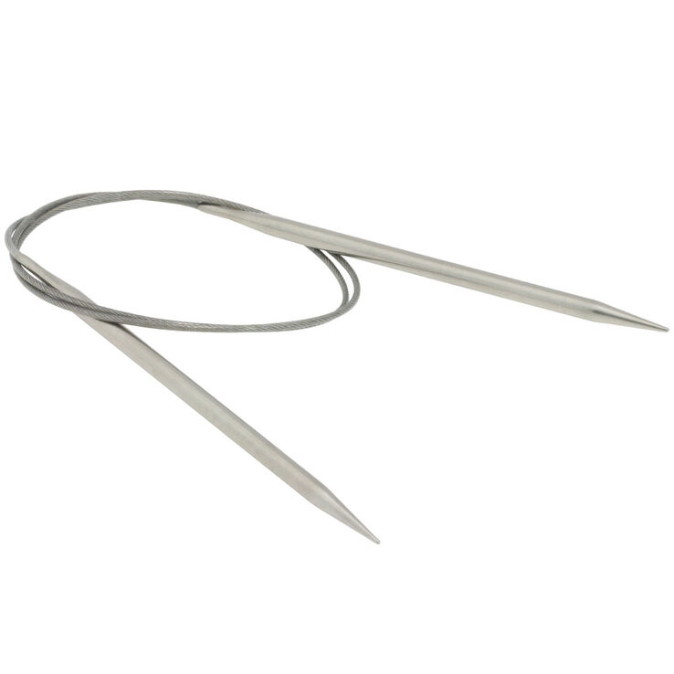 Lana Grossa Circular knitting needle stainless steel 5mm/100cm