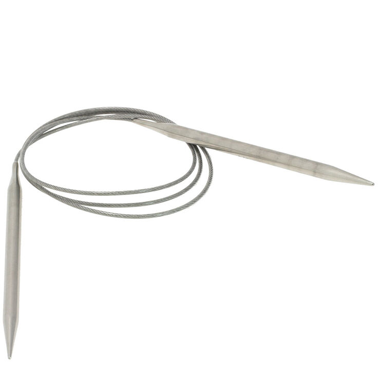 Lana Grossa Circular knitting needle stainless steel 6mm/100cm