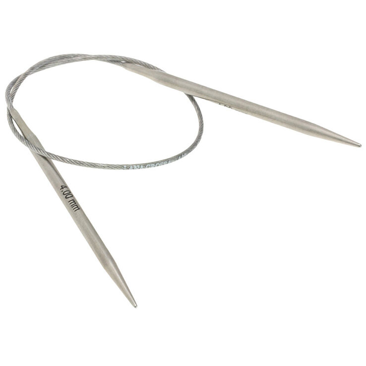 Lana Grossa Circular knitting needle stainless steel 4mm/40cm