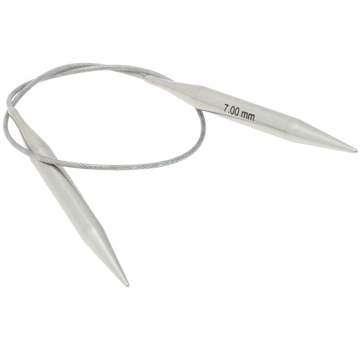 Lana Grossa Circular knitting needle stainless steel 7mm/40cm