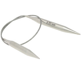 Lana Grossa Circular knitting needle stainless steel 8mm/40cm