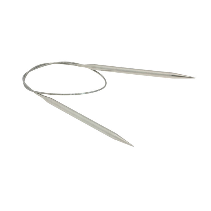 Lana Grossa Circular knitting needle stainless steel 6mm/60cm